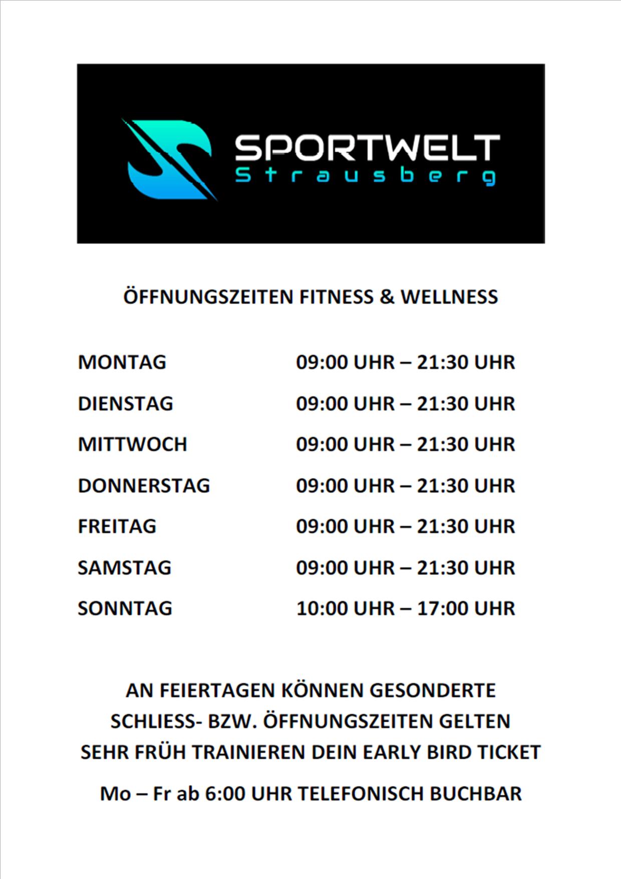 SWS Öffnungszeiten 2026